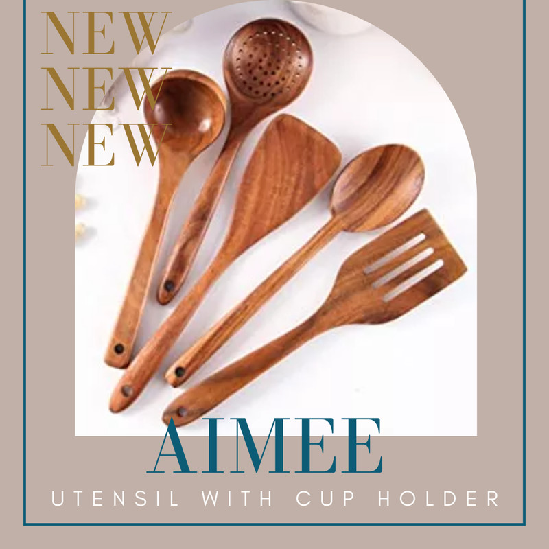 Aimee Utensil with Cup Holder